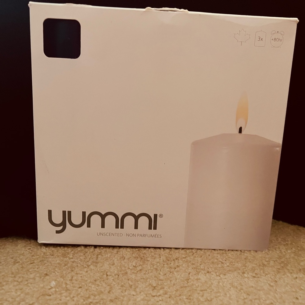 3x8 Pillar candles
